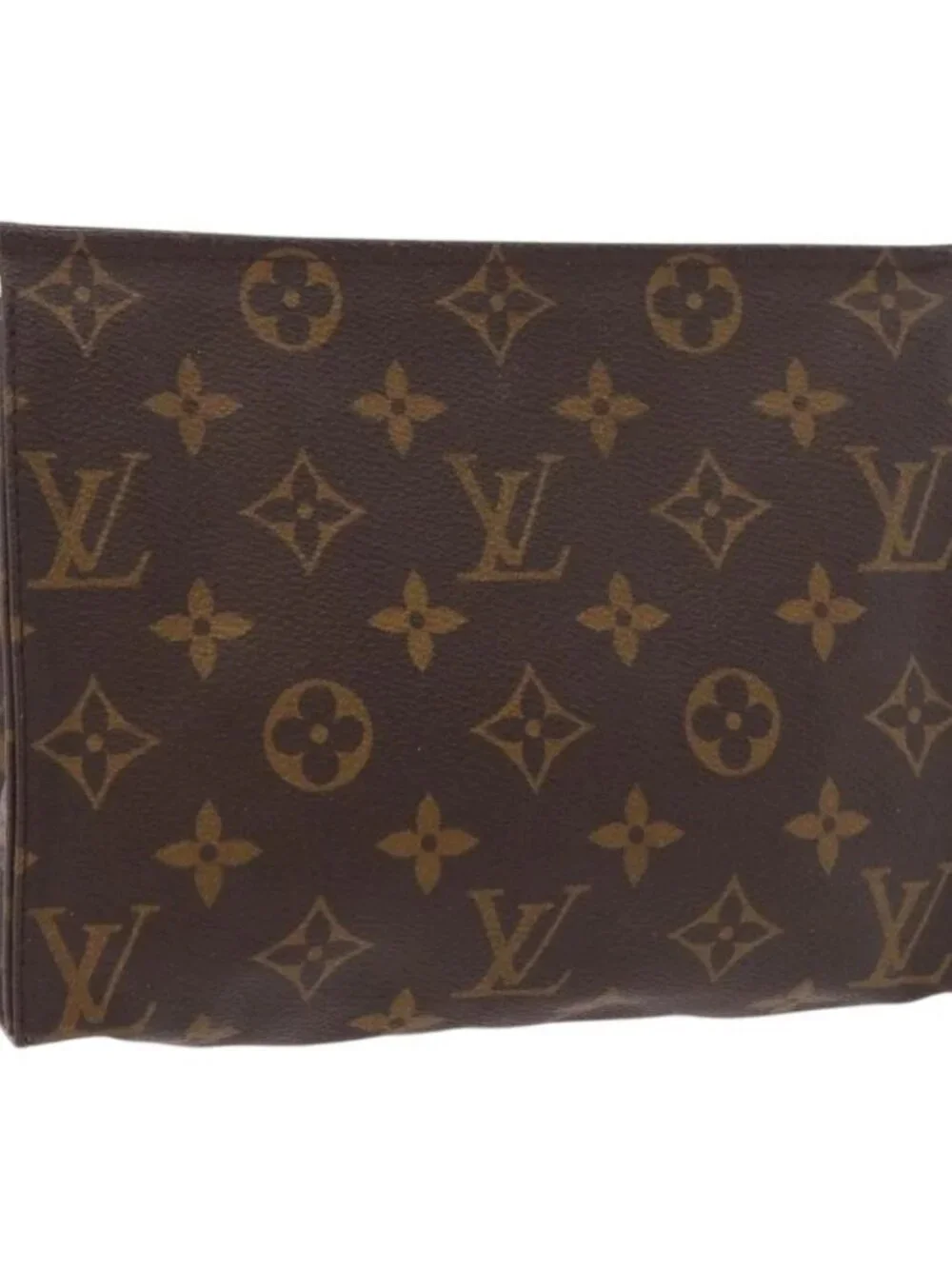 LOUIS VUITTON Monogram Poche Toilette 19 Pouch M47544 LV Auth 189335